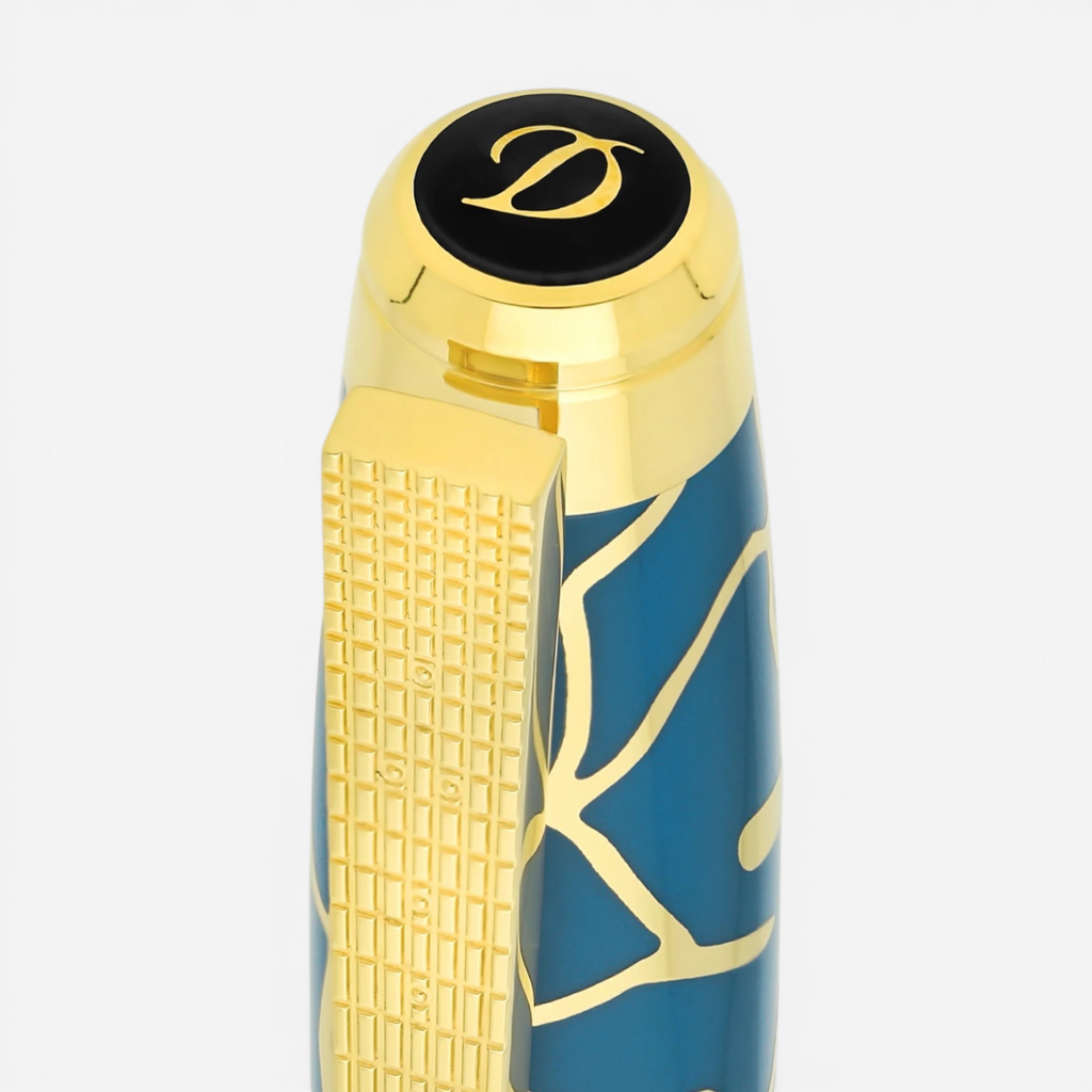 S.T. Dupont x Fender Line D Eternity Limited Edition Large Blue Rollerball Pen 422176L