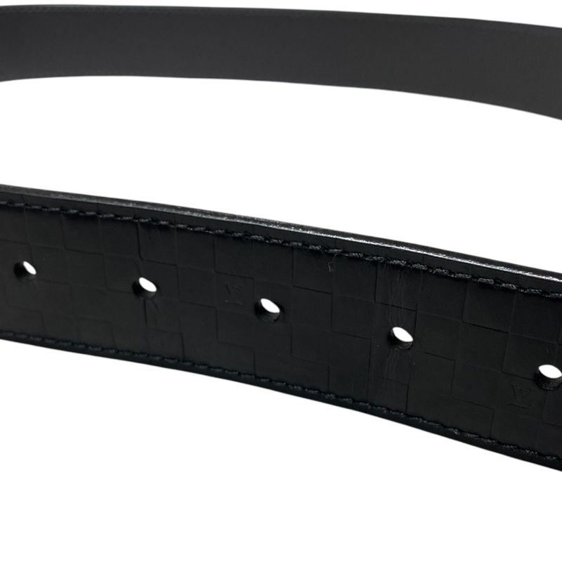 Louis Vuitton M6820 Belt Ceinture Avventur Leather 85 34 Black Em0334